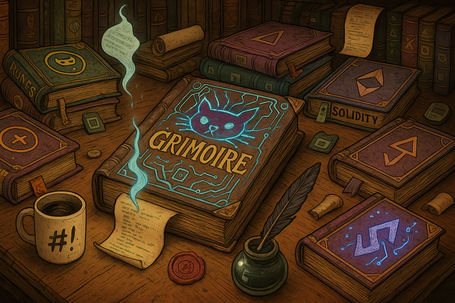 Code Grimoire - Ancient tome of digital spells